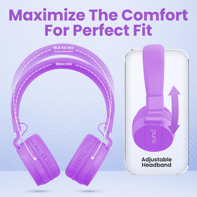 Puro Sound Labs headphones packed in a backpack for school or travel convenience