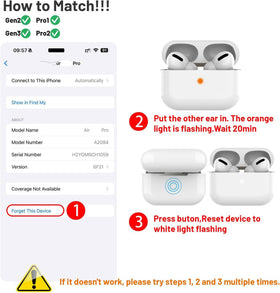 PUTAONIMENG Pro1st original A2190 charging case shown for easy on-the-go charging.