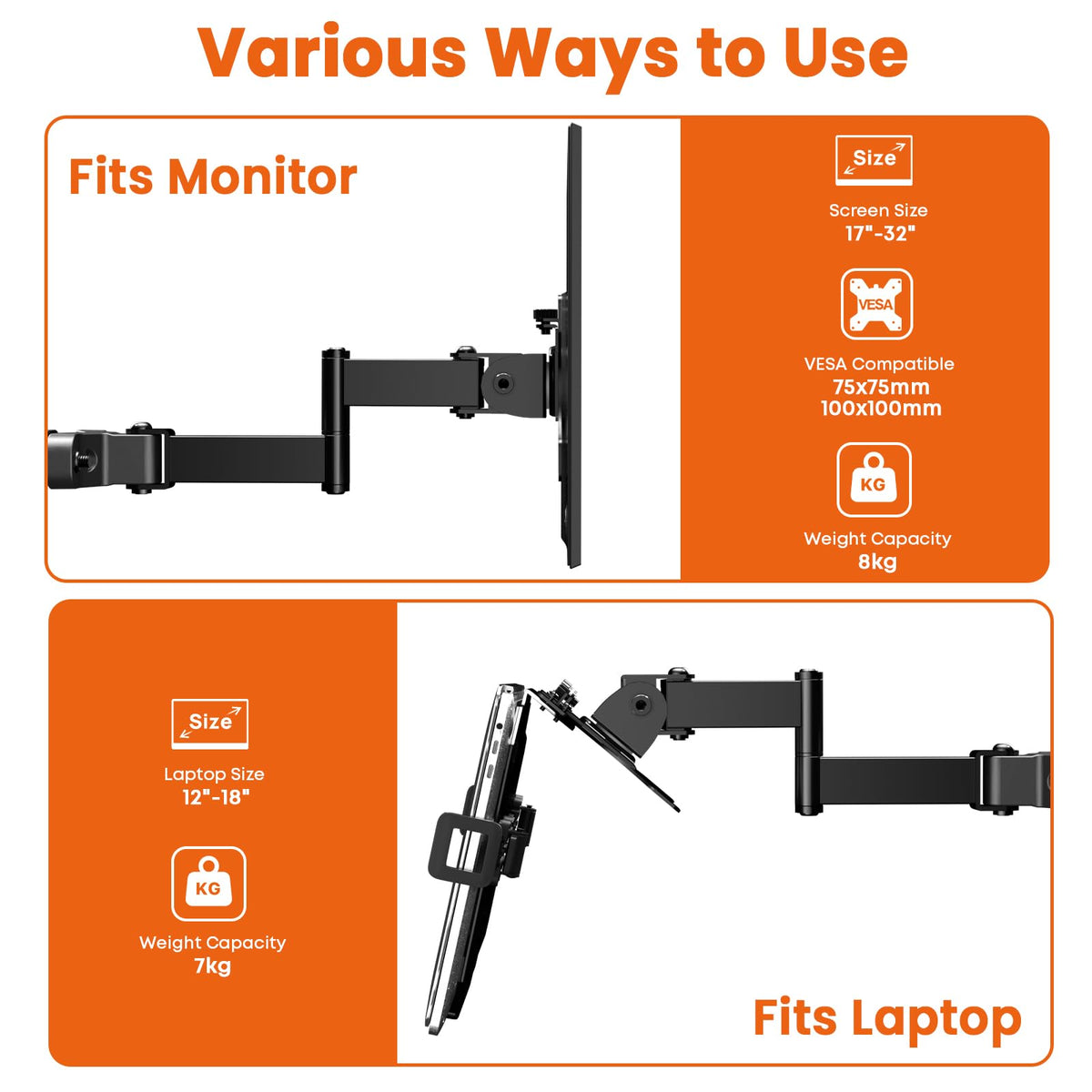 PUTORSEN close-up of pole clamp highlighting secure grip and protection