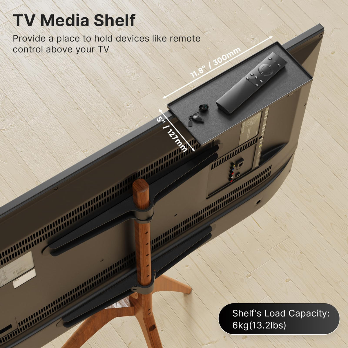 Putorsen compatibility fits 45–65 inch TVs with VESA 200x200 to 400x400