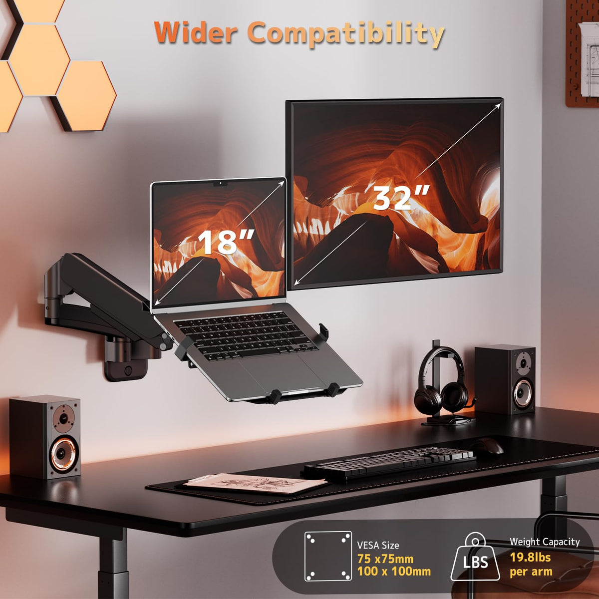 PUTORSEN detachable laptop tray slides for easy access and port visibility.