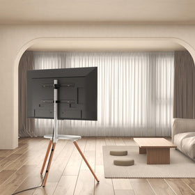 PUTORSEN Easel TV Stand white finish suits modern interiors