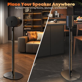 Putorsen pair of two speaker stands for a coordinated setup.