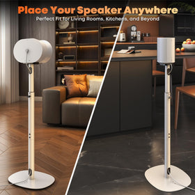 Putorsen stand with speaker mounted for quick installation