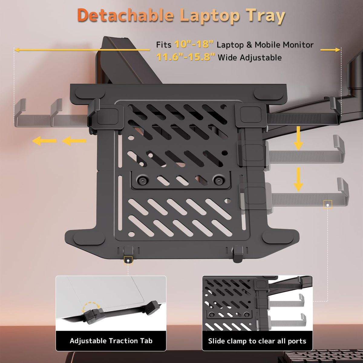 PUTORSEN supports 13–32 inch monitors and 18 inch laptops for versatile layouts.