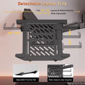 PUTORSEN supports 13–32 inch monitors and 18 inch laptops for versatile layouts.