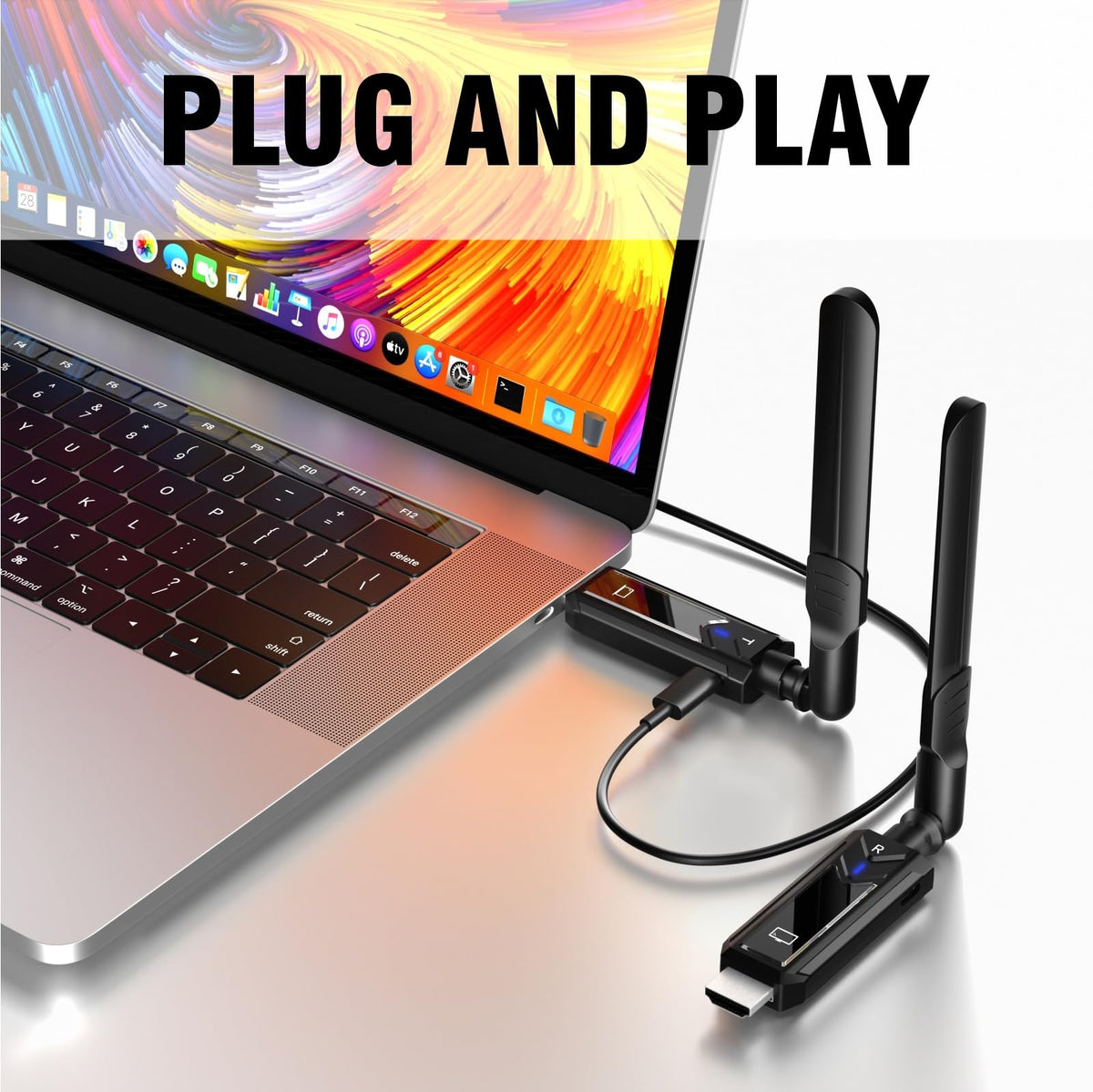 PWAYTEK 5GHz long-range coverage across room without interference.