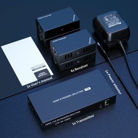 PWAYTEK HDMI Extender Long Distance Setup demonstrates flexible placement