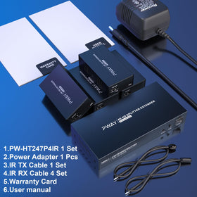 PWAYTEK HDMI Extender external power switch emphasizes safe operation