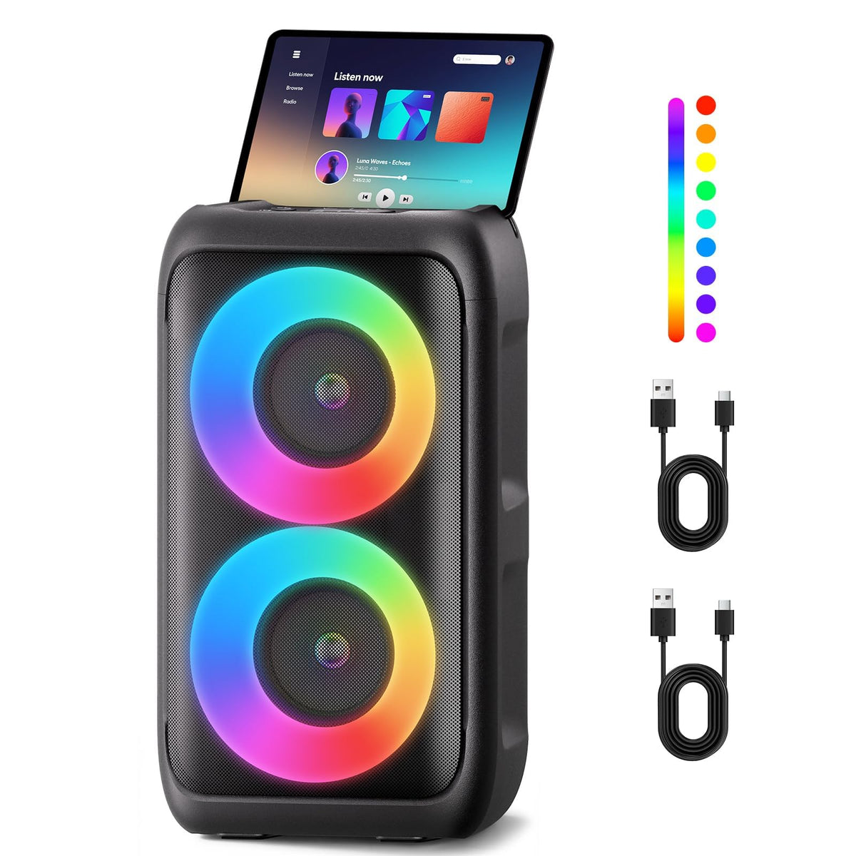 PWBSLAI front view showing speaker and clear party sound
