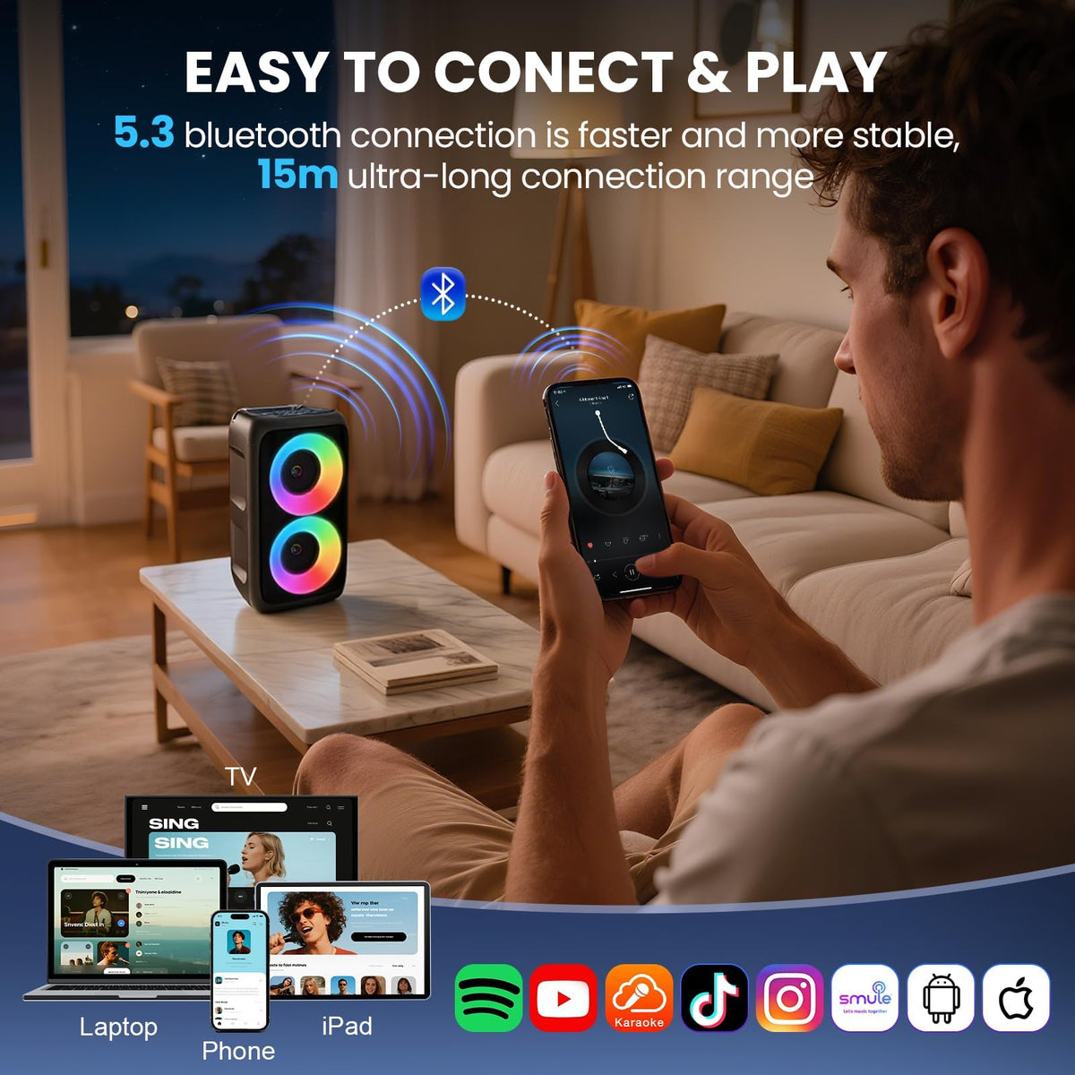 PWBSLAI lightweight design shown in hand for easy portability