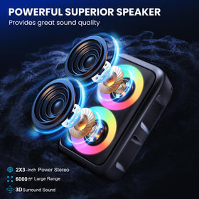 PWBSLAI LED rhythm lights sync with music for a lively vibe.