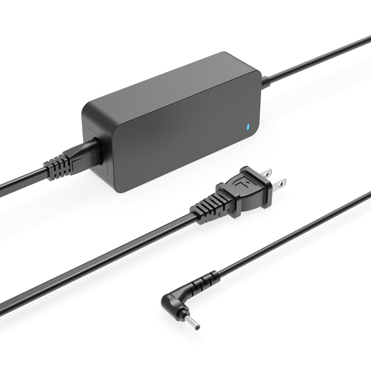 Pwept adapter front view showing compact design and UL safety badge benefit