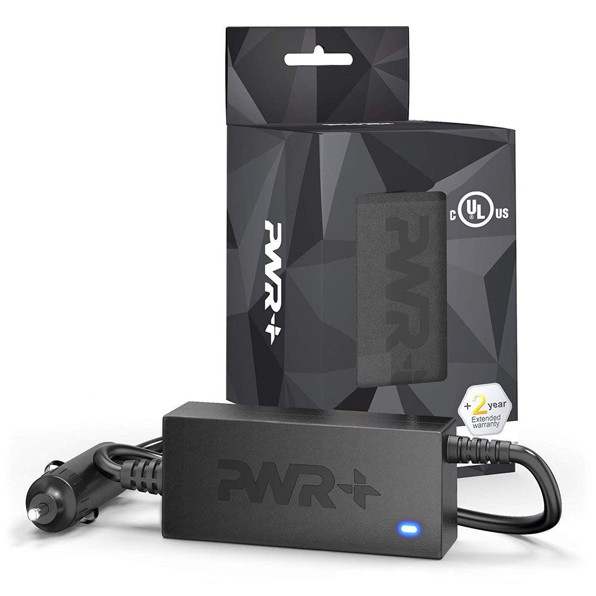 PWR+ label with UL marking showing certified safety and compliance