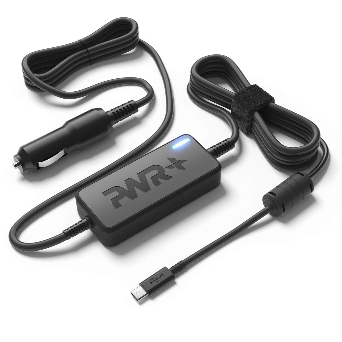 PWR+ label and specs view showing compatibility and power details