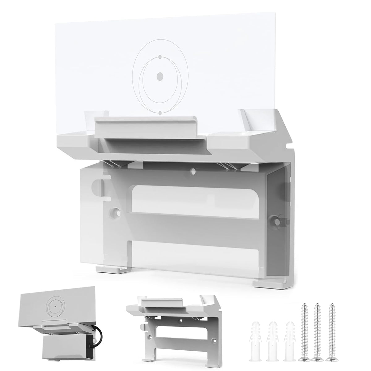 Pwzisu Starlink Gen3 Mount top view for space-saving wall setup