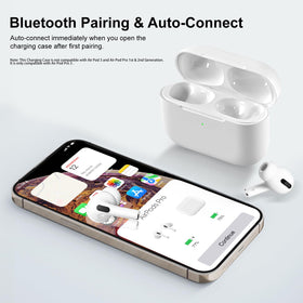Pyhsz AirPods Pro 3 charger case with lid open for quick pairing.