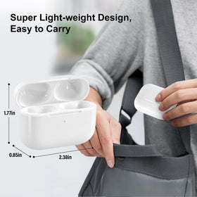 Pyhsz AirPods Pro 3 compact case fits pockets for daily carry.