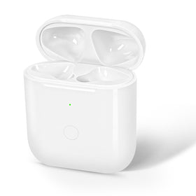Pyhsz AirPods replacement case front view shows slim portable design