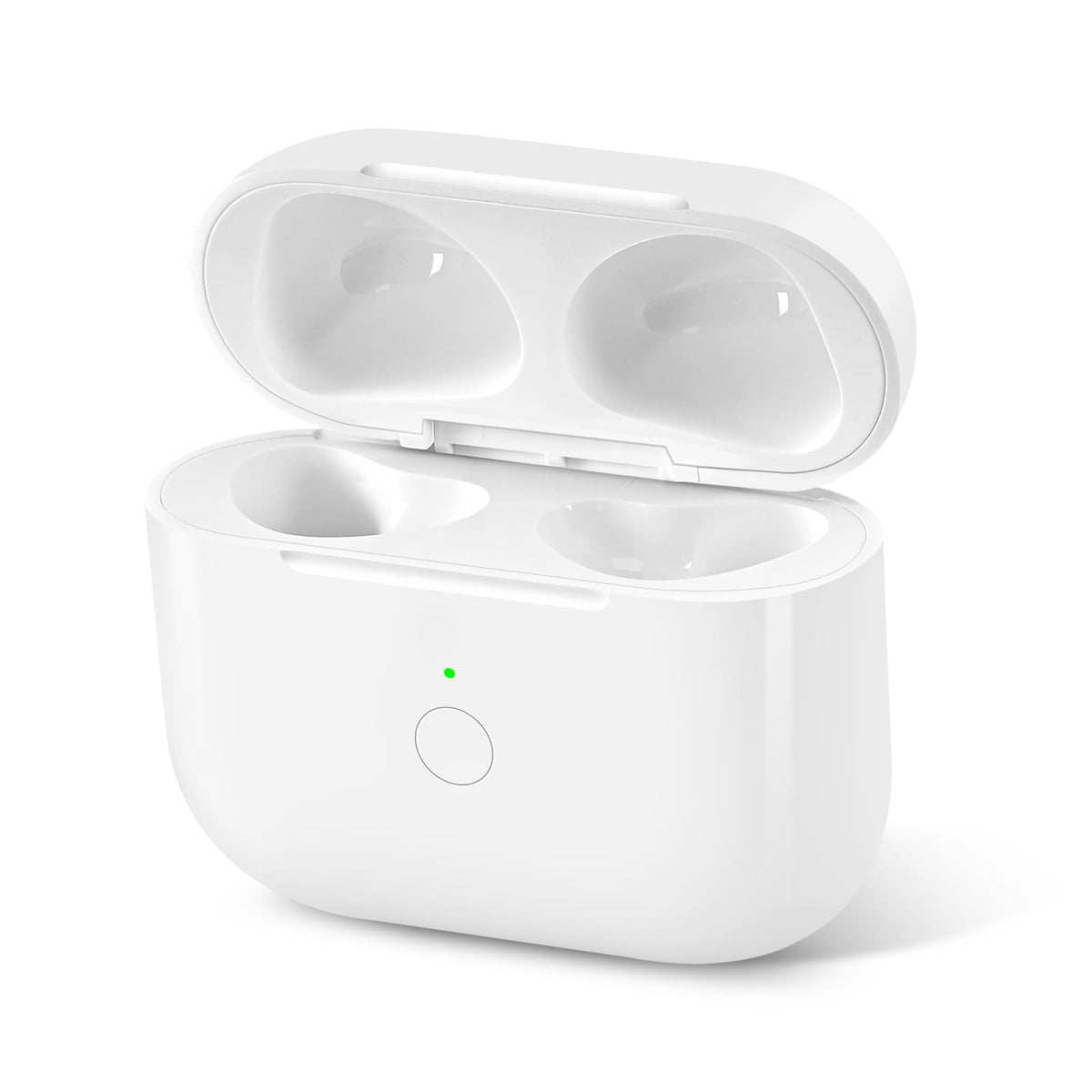 Pyhsz front view of white replacement case showing secure closure and clean finish for easy carry