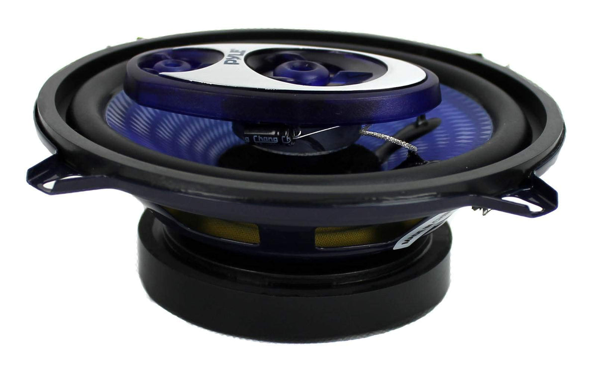 Pyle 3-way system with dome tweeter delivers crisp highs during commutes