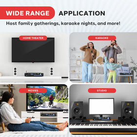 Pyle 3000W amplifier Bluetooth streaming for wireless music from mobile devices.