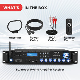 Pyle 3000W amplifier subwoofer output enhances bass with compatible systems.