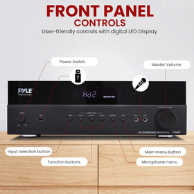 Pyle 4K Ultra HD pass-through preserves video detail on compatible TVs.