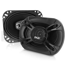 Pyle 6x9 front view showing speaker face and grille enhances sound clarity