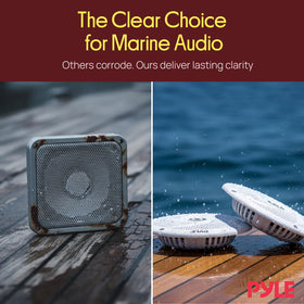 Pyle aluminum housing detail emphasizing rugged construction that reduces corrosion risk