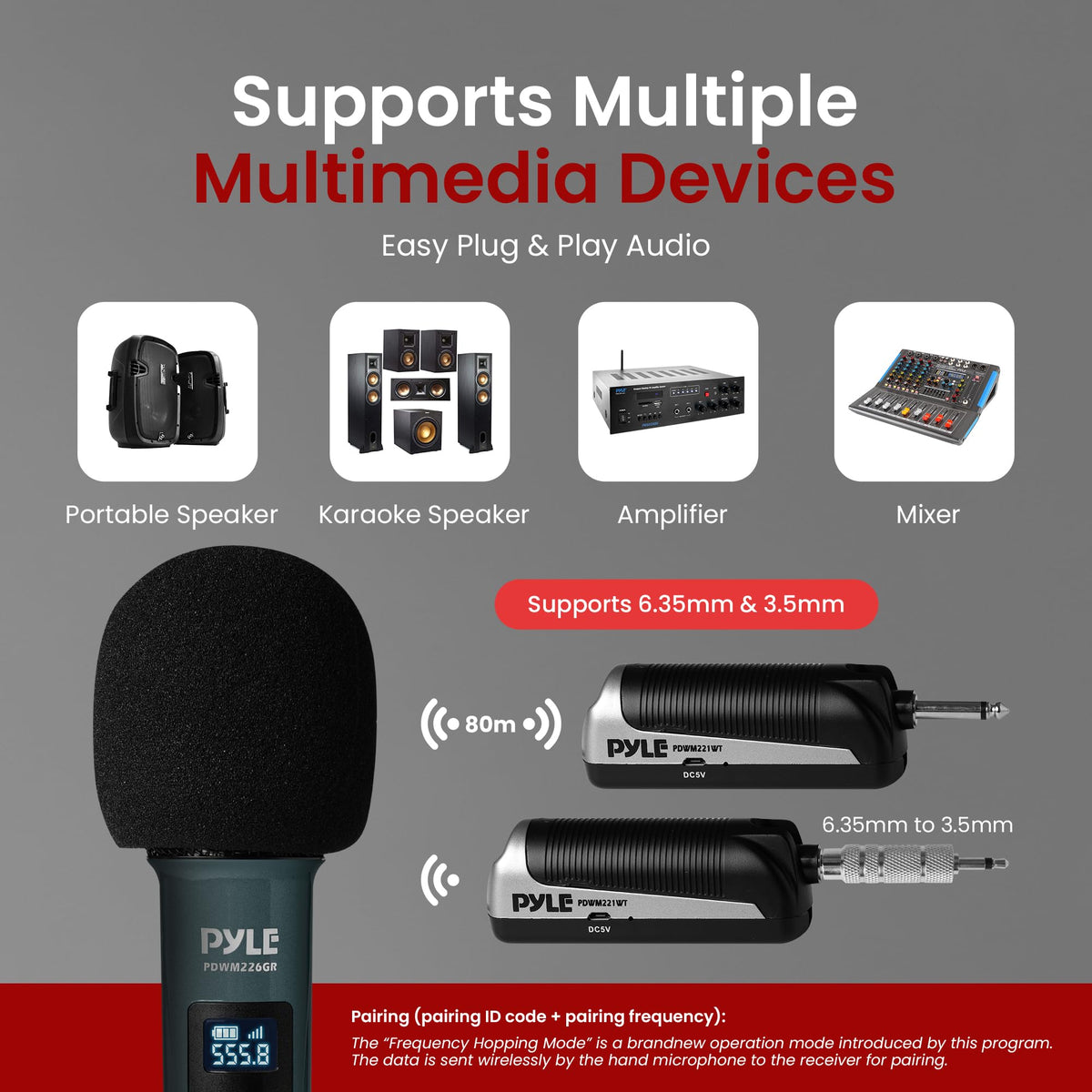 Pyle anti-drop rubber rings protect handheld mics