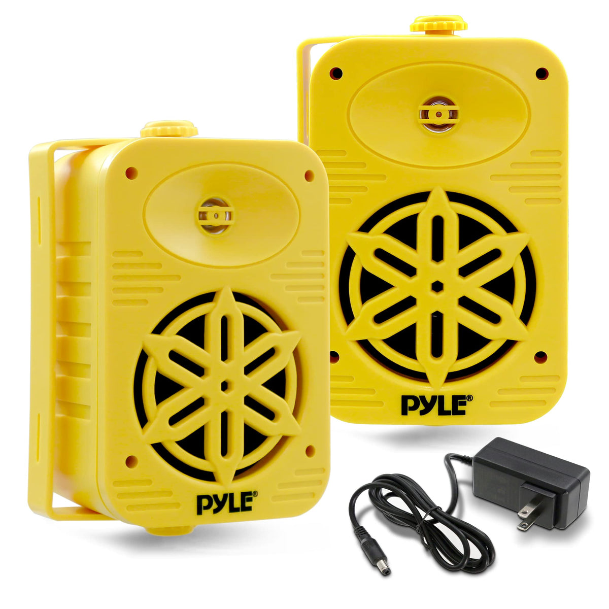 Pyle Bluetooth indoor-outdoor speakers with 5.25-inch woofer deliver full-range sound for patios.
