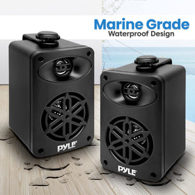 Pyle speaker cable and quick-connect terminals enabling fast, tool-free wiring