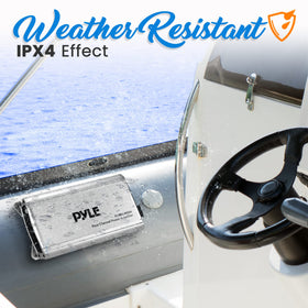 Pyle durable, weatherproof amp suited for marine and jeep audio setups.