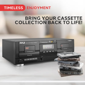 Pyle dynamic noise reduction preserves cassette audio quality during playback