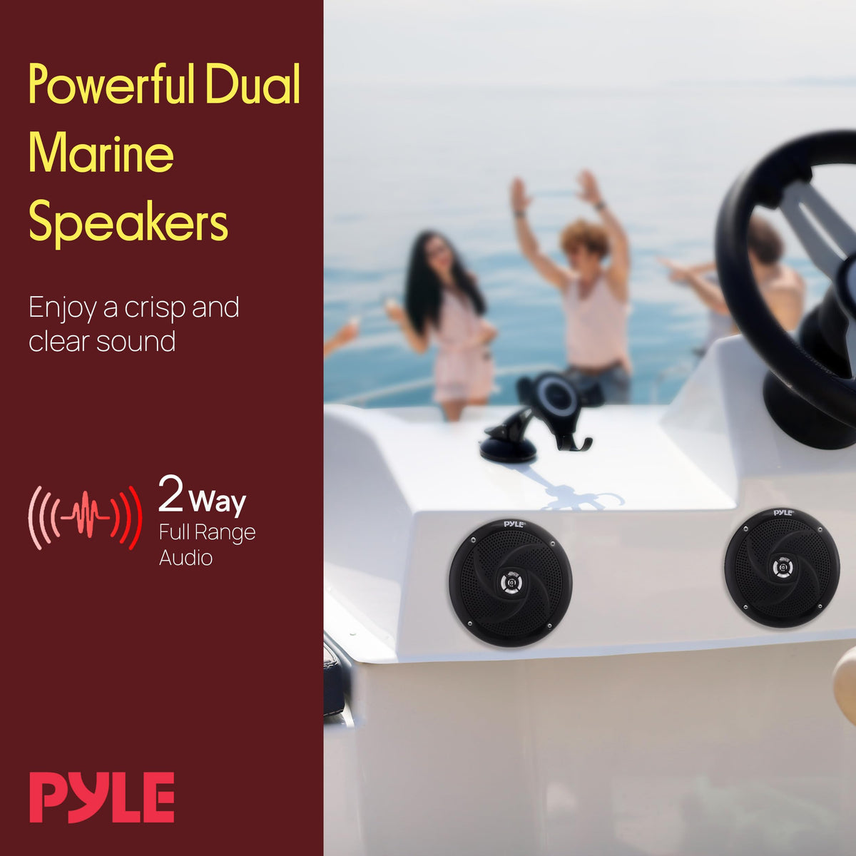Pyle includes 9.8 ft speaker wires for easy installation