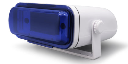 Pyle front view showing sealed housing and visible controls for protection