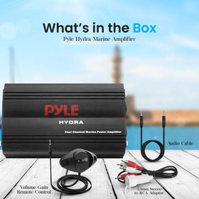 Pyle hydra compact side profile highlighting size for tight marine installations