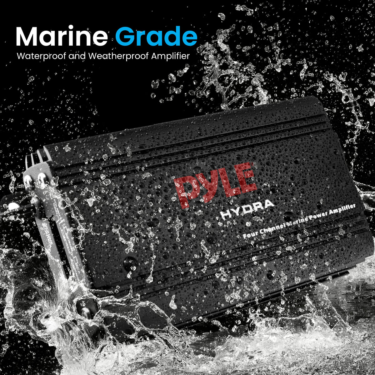 Pyle hydra remote volume unit connected for easy on-deck level adjustments