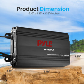 Pyle hydra watertight controls covered with plug protecting switches and settings