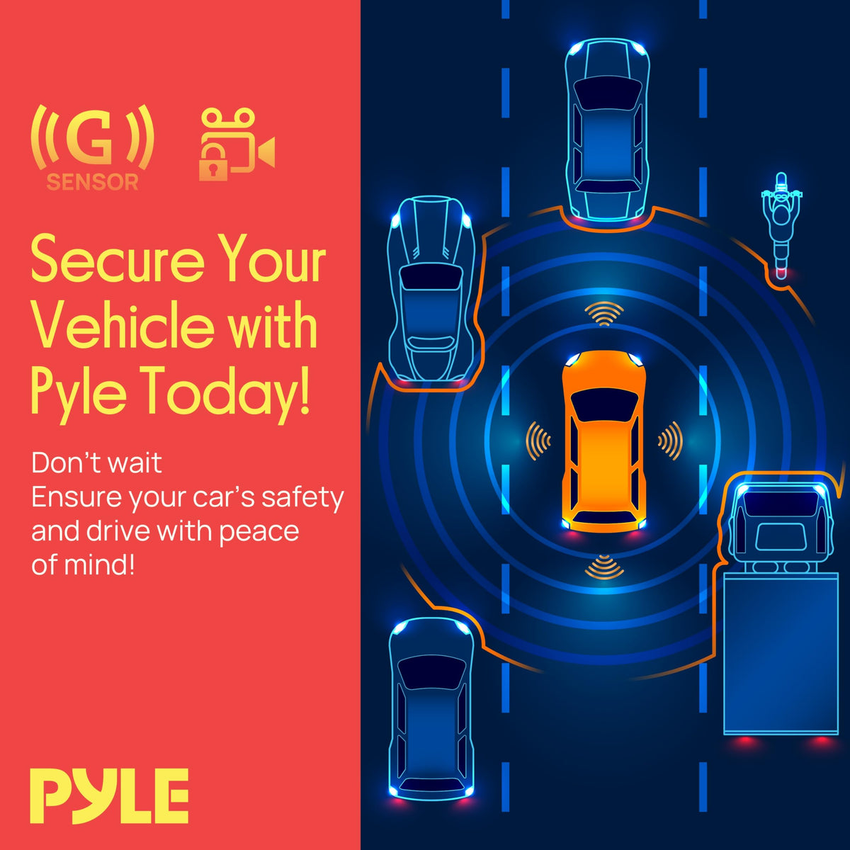 Pyle dash cam installed in vehicle showcasing integrated mirror DVR use