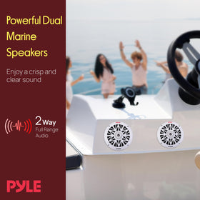 Pyle installed on ATV panel showing low-profile look and rugged use benefit