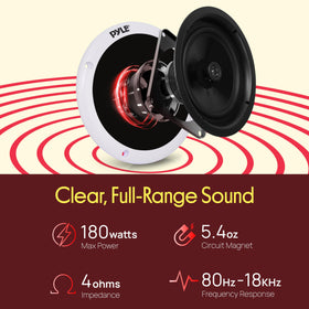 Pyle illuminated speaker with blue LED showing nighttime ambiance benefit