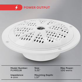 Pyle low-profile design ideal for tight spaces on boats and off-road rigs.