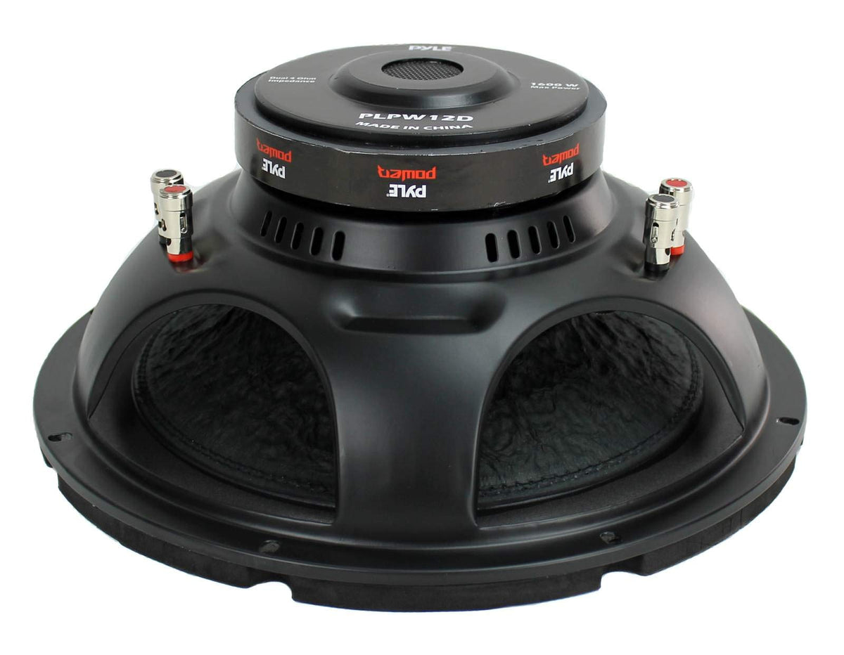 Pyle rear view of 60 oz magnet for strong motor force and deep low-frequency output