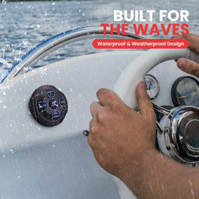 Pyle 6.5-inch marine speakers pair for clear full-range sound on open water