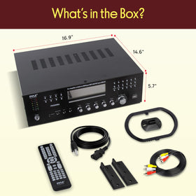 Pyle PD3000BA two mic inputs with echo for karaoke