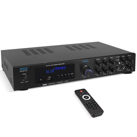 Pyle PDA8BU front panel controls for quick volume and EQ tweaks