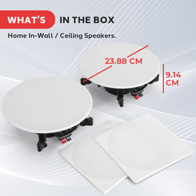 Pyle PDIC86 cutout template simplifies installation and alignment.