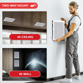 Pyle PDIW65 cut-out template and dimensions for precise installation